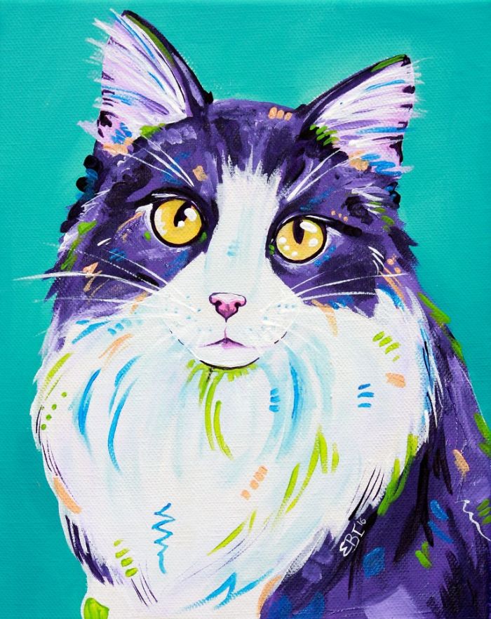 I Paint Colourful Animal Portraits With A Twist