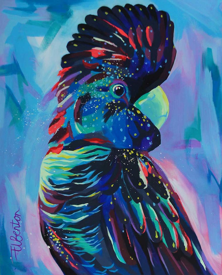 I Layer Up Colors Without Much Planning To Create These Vibrant Portraits Of Animals And People I Layer Up Colors Without Much Planning To Create These Vibrant Portraits Of Animals And People