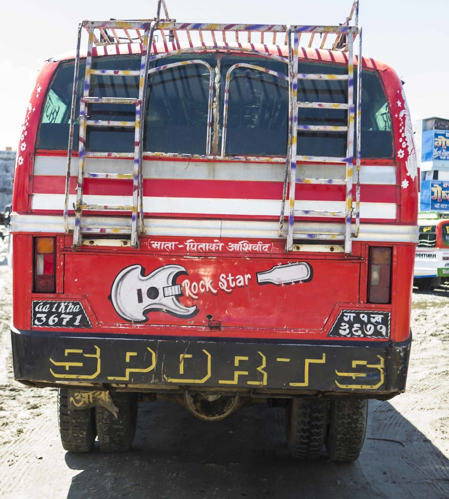 10+ Of The Most Colorful Local Buses In Nepal