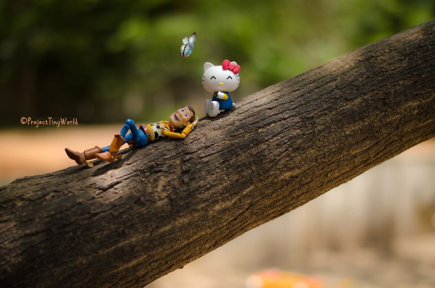 I Make Light-hearted Photographs Using Tiny Toys