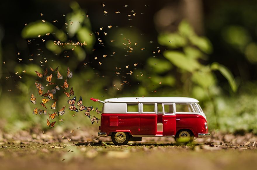I Make Light-hearted Photographs Using Tiny Toys