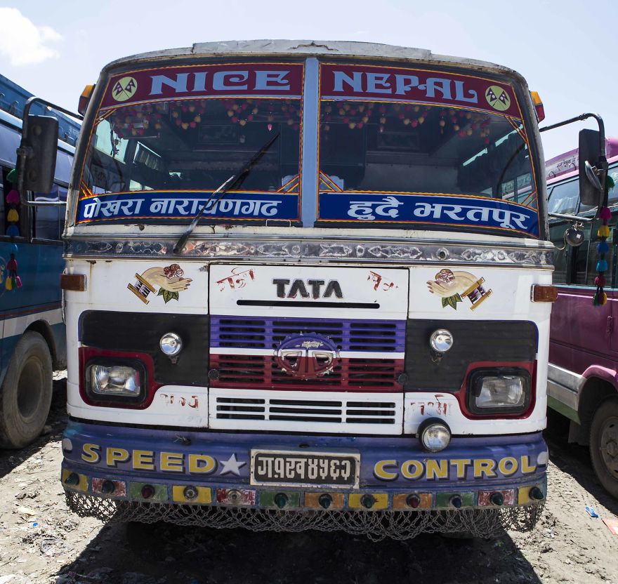 10+ Of The Most Colorful Local Buses In Nepal