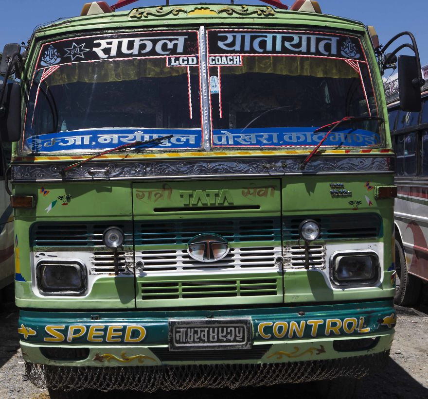 10+ Of The Most Colorful Local Buses In Nepal