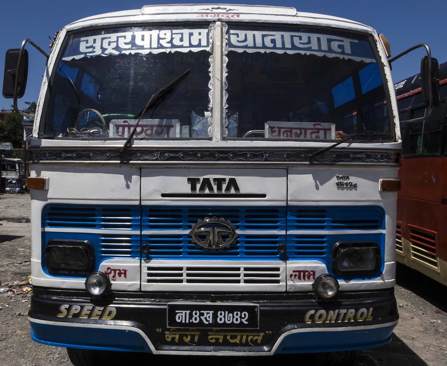 10+ Of The Most Colorful Local Buses In Nepal