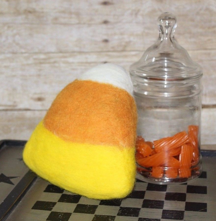 Felted Halloween And Fall Decorations