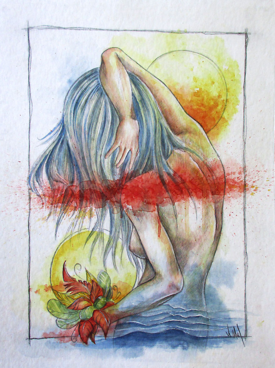 I Painted Series Exploring Female Soul