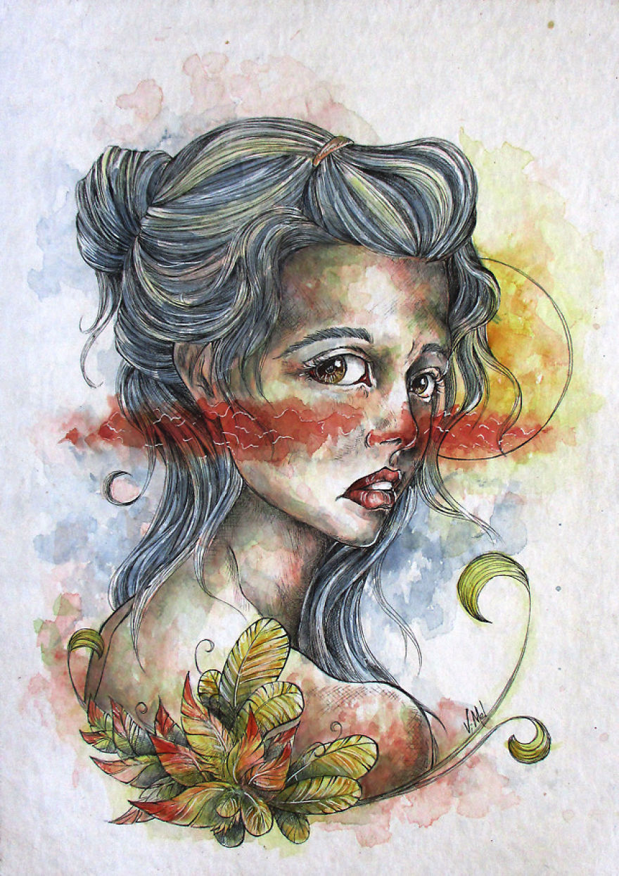 I Painted Series Exploring Female Soul