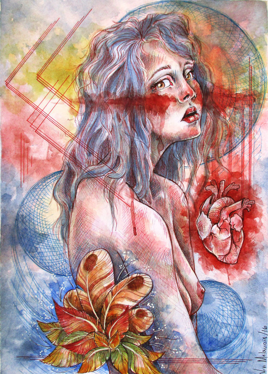 I Painted Series Exploring Female Soul