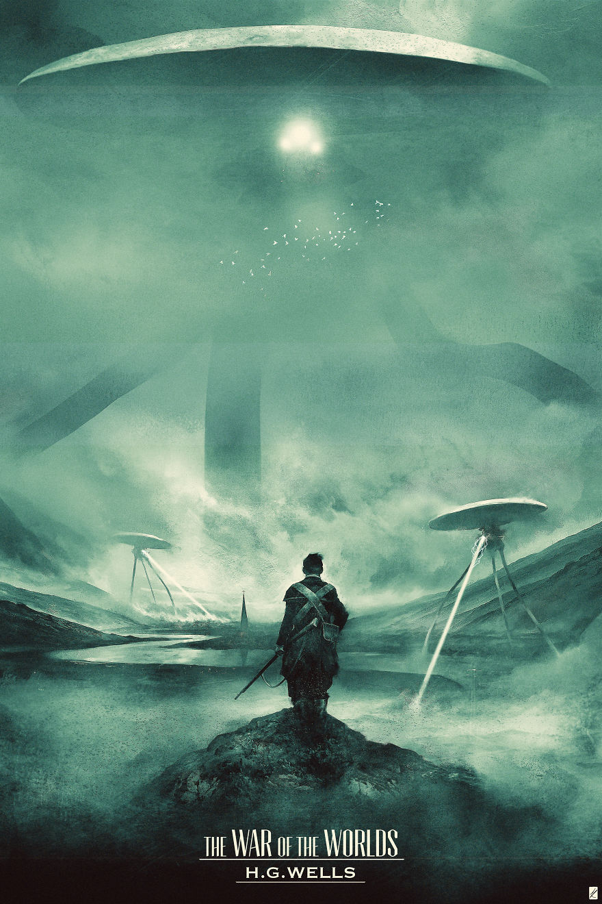 I Paint Alternative Movie Posters Focusing On The Mood Of The Movie