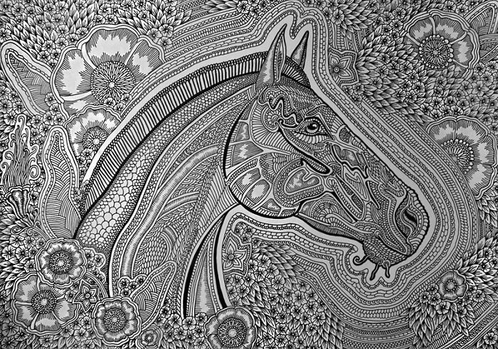 I Love To Draw Horses