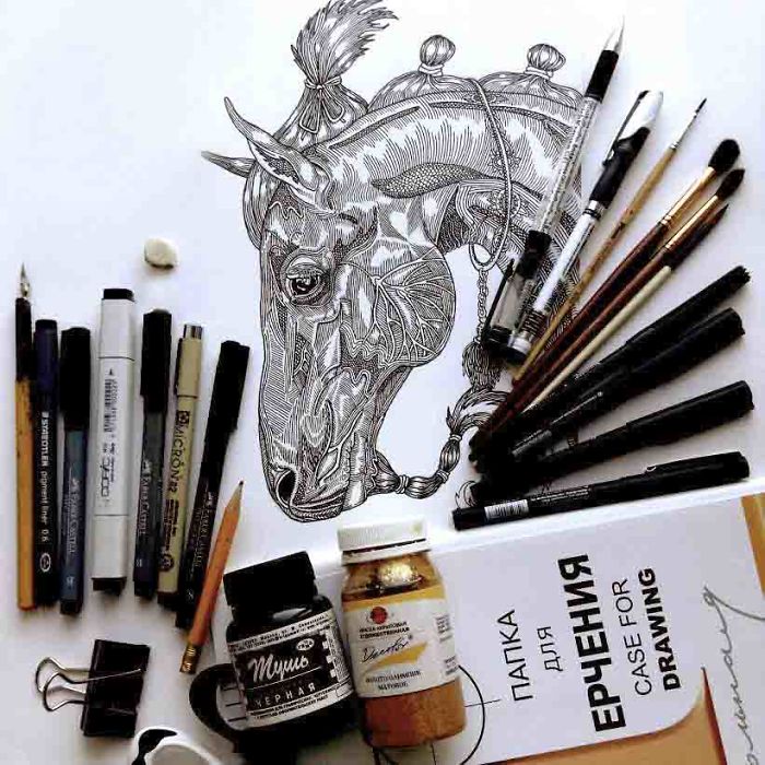 I Love To Draw Horses