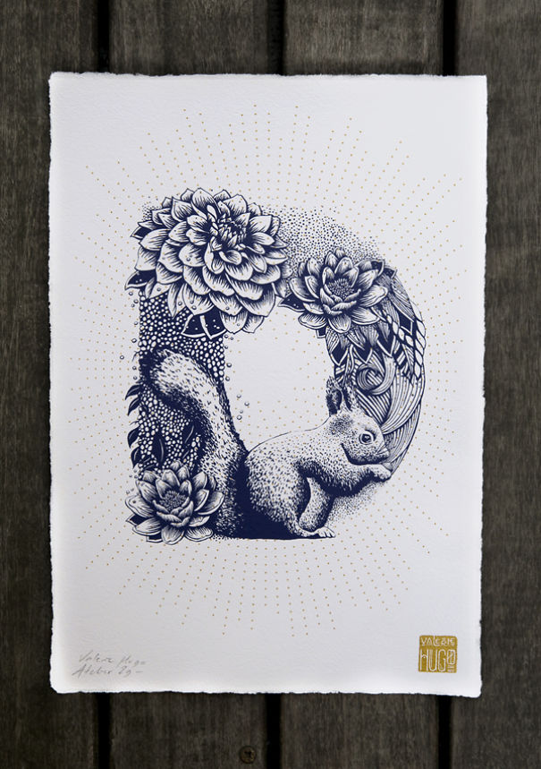 I Created A Complete Alphabet Inspired By Flora And Fauna I Created A Complete Alphabet Inspired By Flora And Fauna