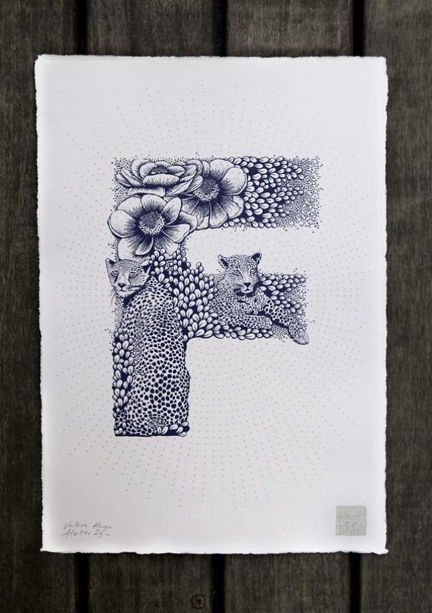 I Created A Complete Alphabet Inspired By Flora And Fauna I Created A Complete Alphabet Inspired By Flora And Fauna