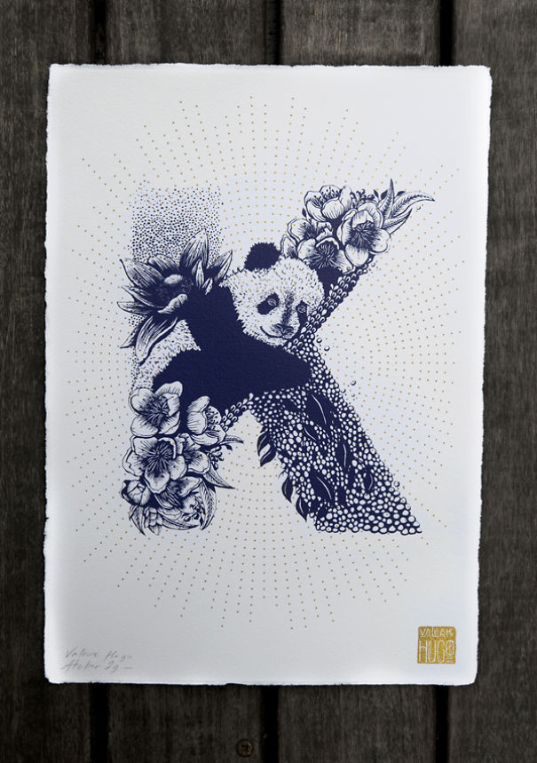 I Created A Complete Alphabet Inspired By Flora And Fauna I Created A Complete Alphabet Inspired By Flora And Fauna