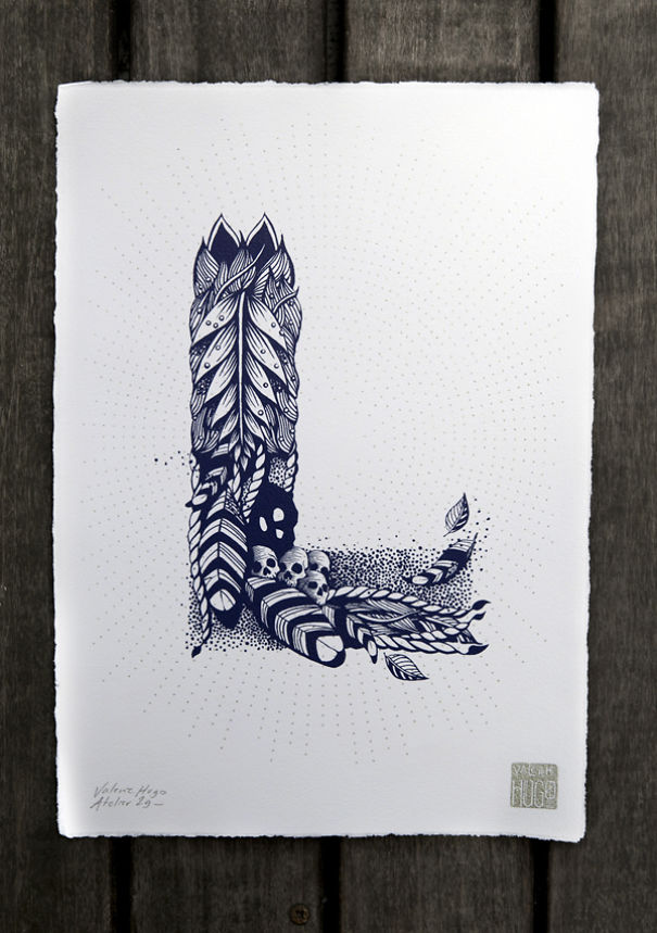 I Created A Complete Alphabet Inspired By Flora And Fauna I Created A Complete Alphabet Inspired By Flora And Fauna