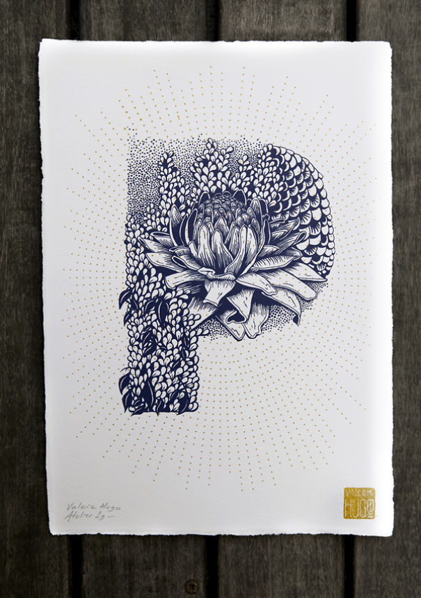 I Created A Complete Alphabet Inspired By Flora And Fauna I Created A Complete Alphabet Inspired By Flora And Fauna