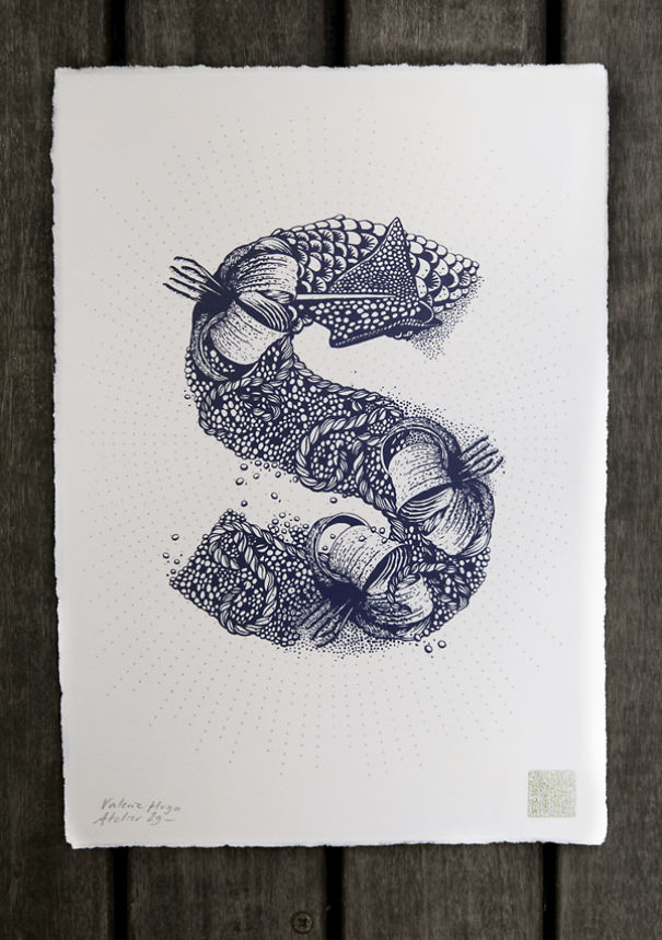 I Created A Complete Alphabet Inspired By Flora And Fauna I Created A Complete Alphabet Inspired By Flora And Fauna