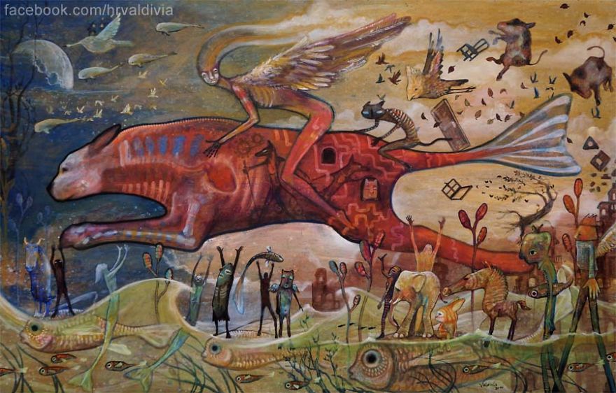 I Paint Stories That Live Inside My Mind To Share With The World...