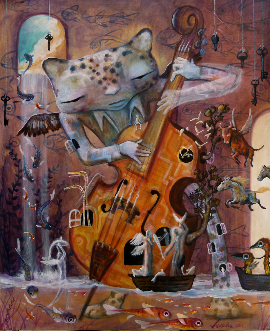 I Paint Stories That Live Inside My Mind To Share With The World...