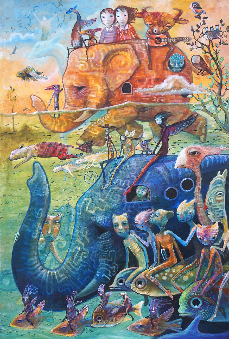 I Paint Stories That Live Inside My Mind To Share With The World...