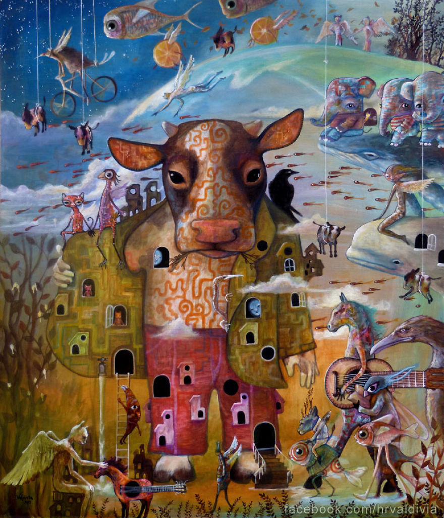 I Paint Stories That Live Inside My Mind To Share With The World...