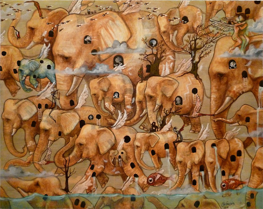 I Paint Stories That Live Inside My Mind To Share With The World...