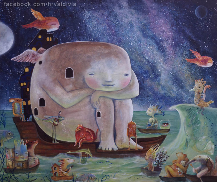 I Paint Stories That Live Inside My Mind To Share With The World...