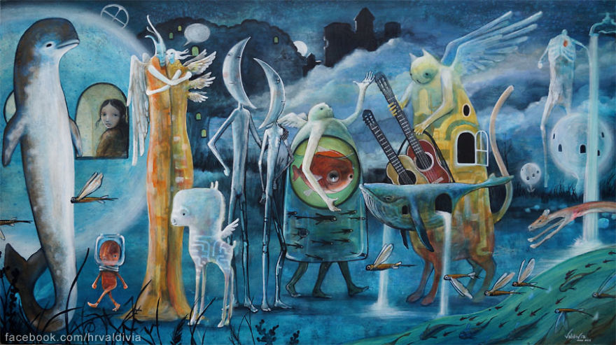 I Paint Stories That Live Inside My Mind To Share With The World...