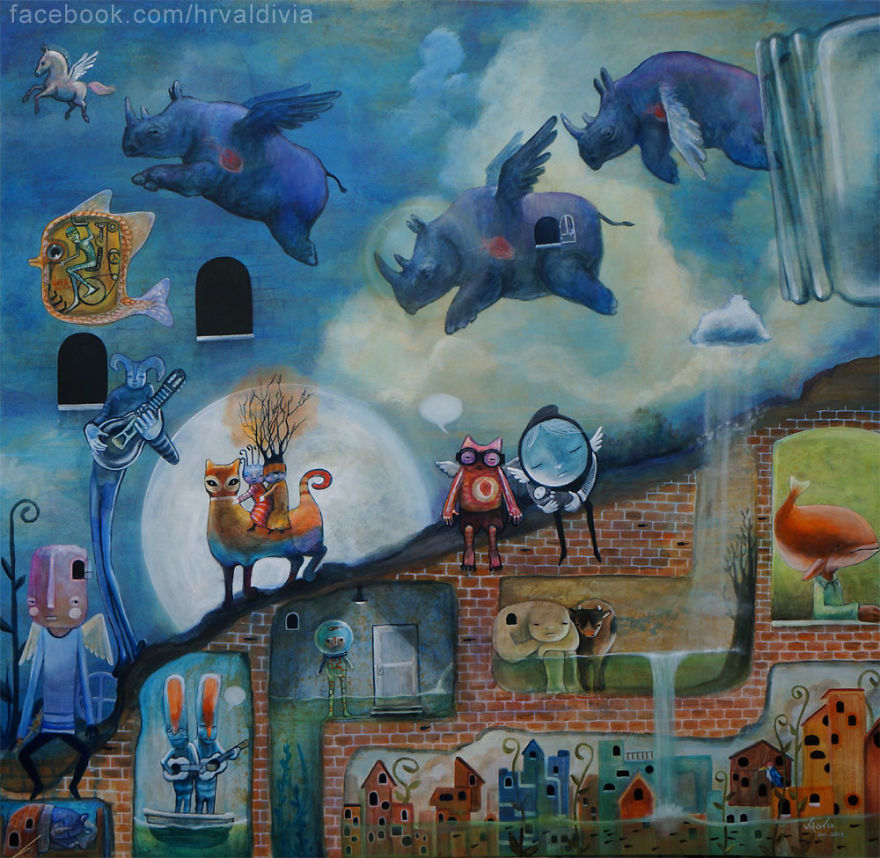 I Paint Stories That Live Inside My Mind To Share With The World...