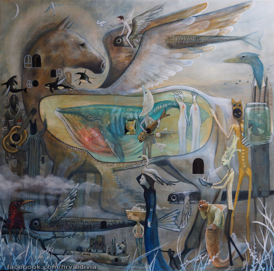 I Paint Stories That Live Inside My Mind To Share With The World...