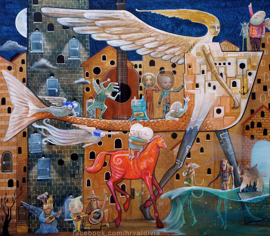 I Paint Stories That Live Inside My Mind To Share With The World...