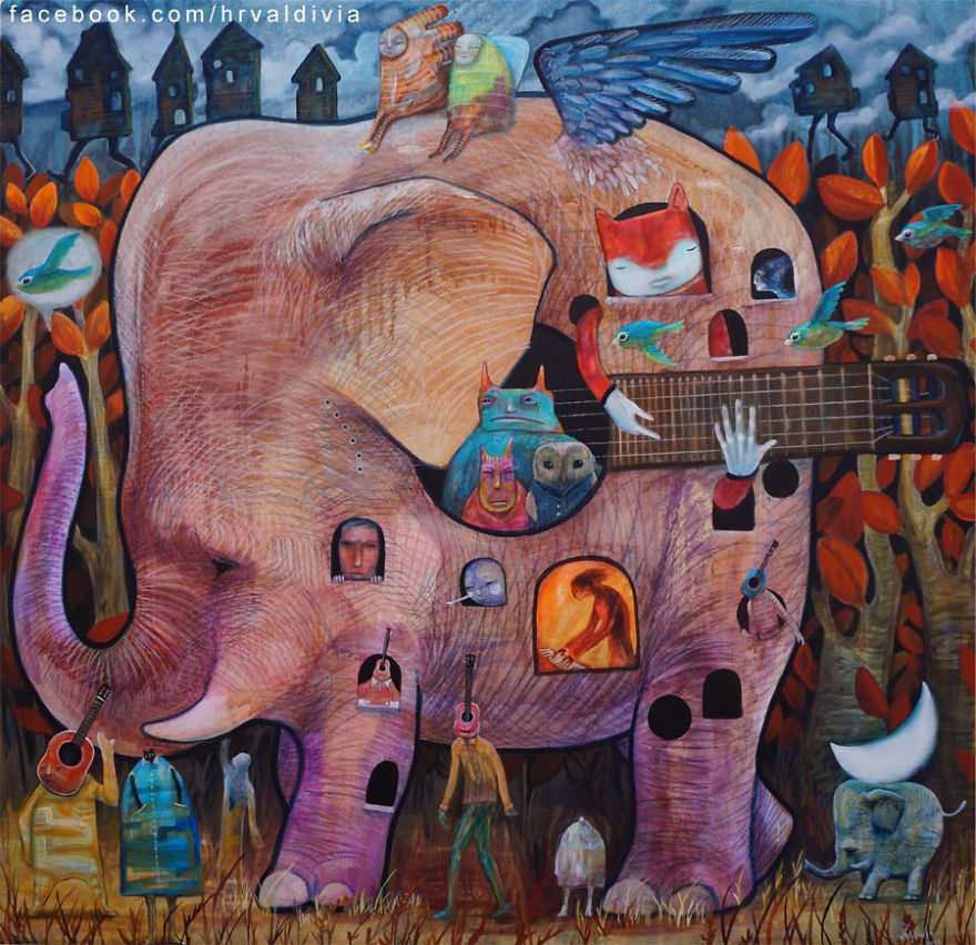 I Paint Stories That Live Inside My Mind To Share With The World...