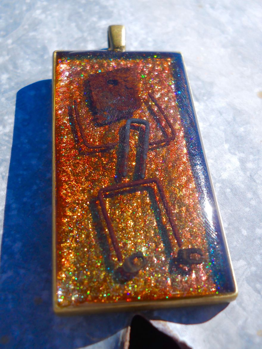 "Life After Discard," My Wife Takes Rusty Metal Bits And Trash From The Desert And Makes Upcycled Happy Jewelry