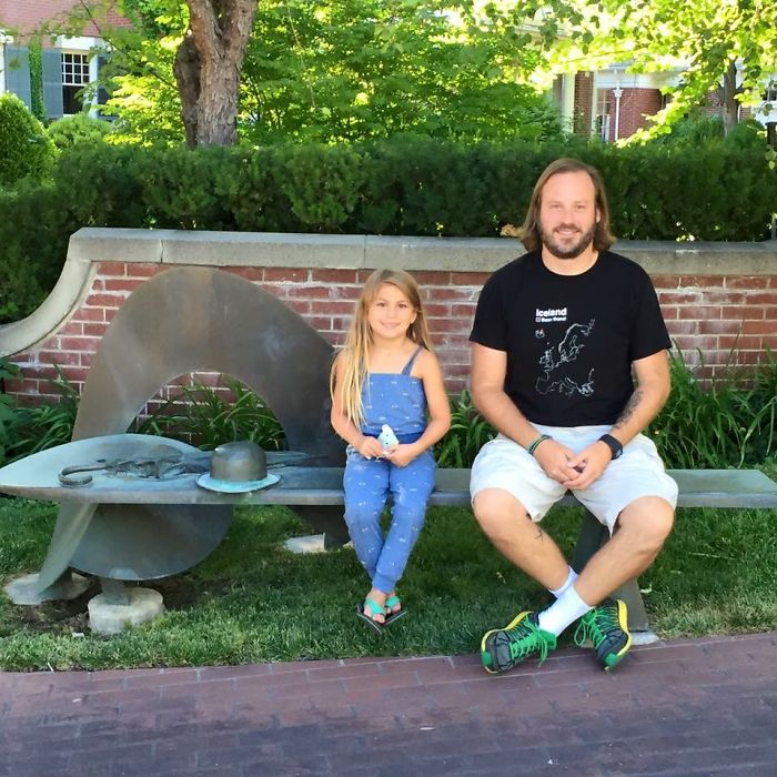 Cool Bench In Salt Lake City, Usa By The Artist Richard Johnston