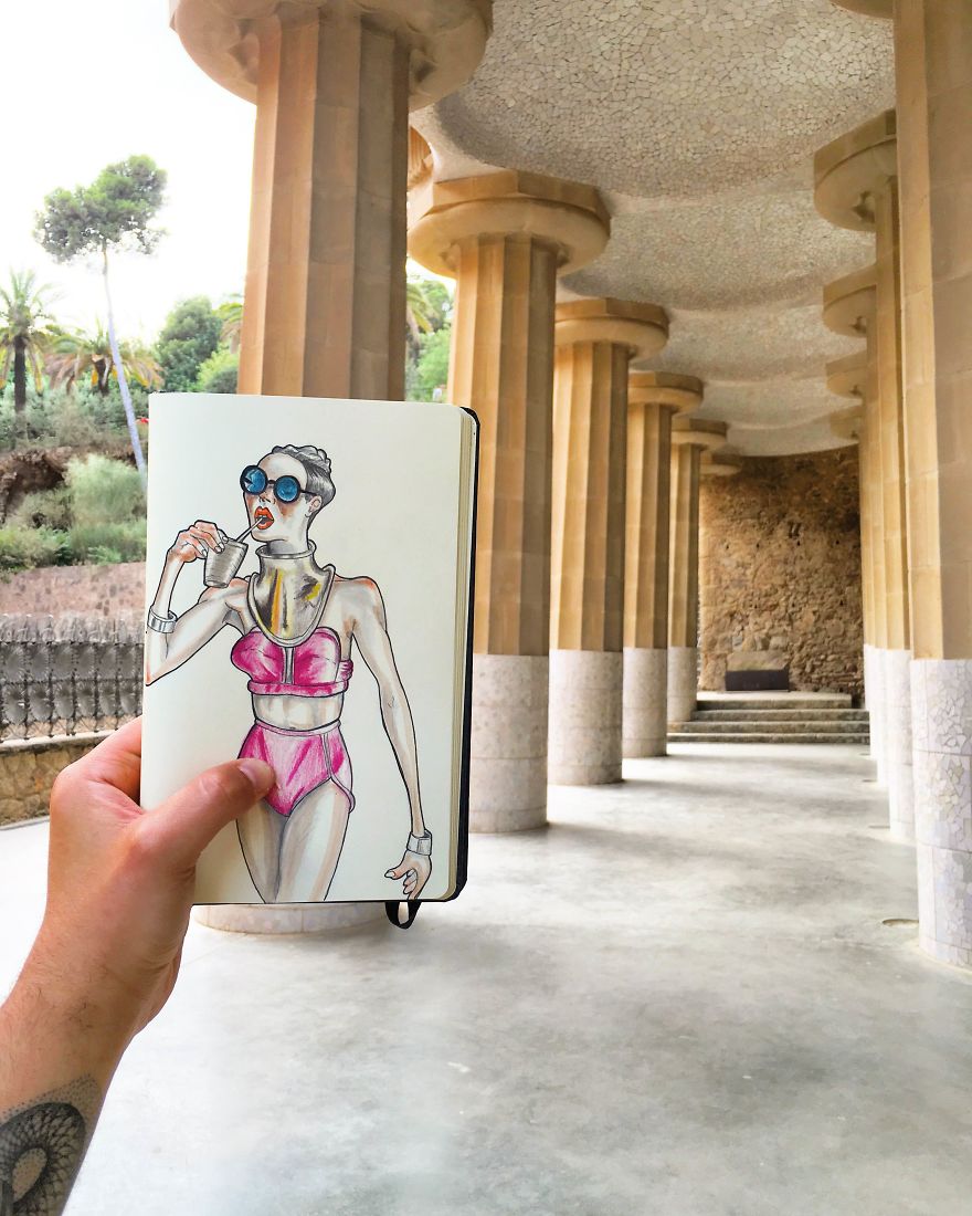 Park Guel, Barcelona, Spain