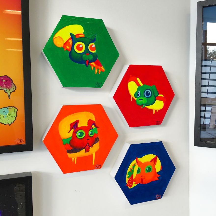 My New Body Of Cartoon Food Art, Snack Attack! My New Body Of Cartoon Food Art, Snack Attack!