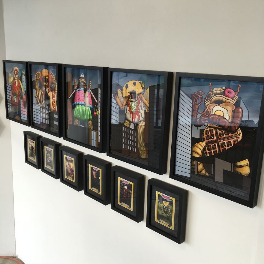 My New Body Of Cartoon Food Art, Snack Attack! My New Body Of Cartoon Food Art, Snack Attack!