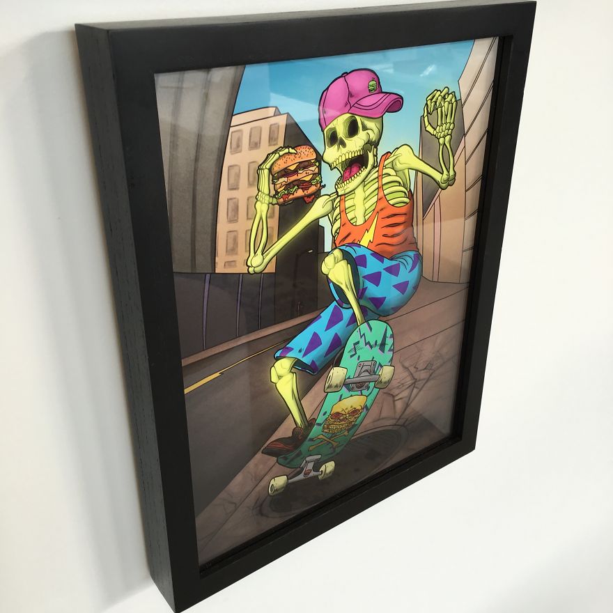 My New Body Of Cartoon Food Art, Snack Attack! My New Body Of Cartoon Food Art, Snack Attack!