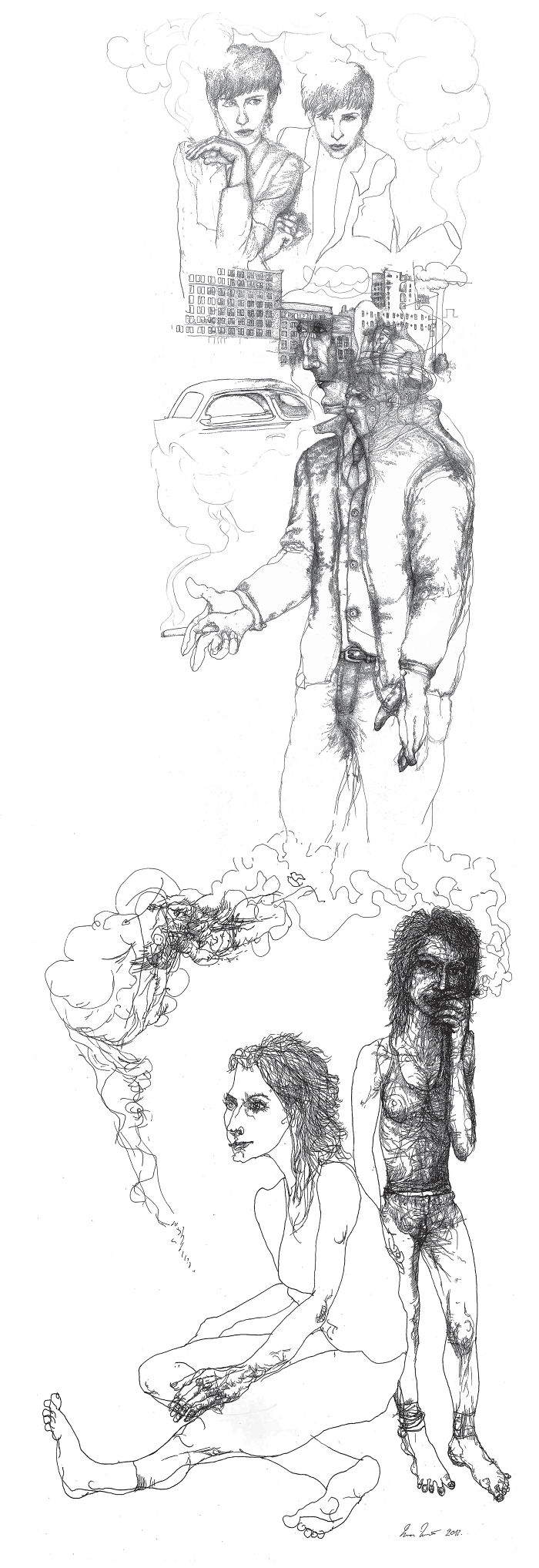 My Neo-noir Drawings