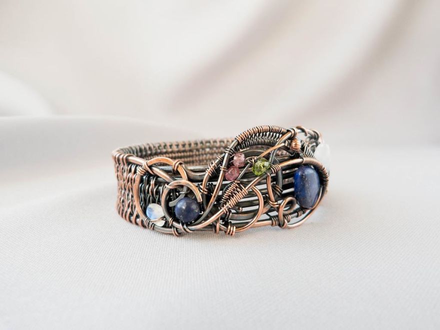 Nature And Wire - My Love. Unique Wire Wrapped Jewelry Was Inspired By Nature.