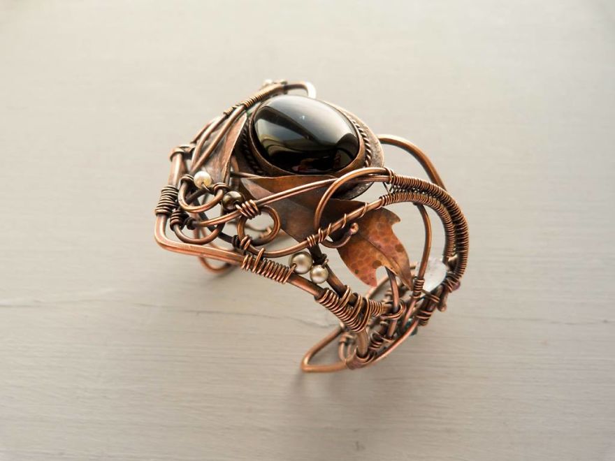 Nature And Wire - My Love. Unique Wire Wrapped Jewelry Was Inspired By Nature.