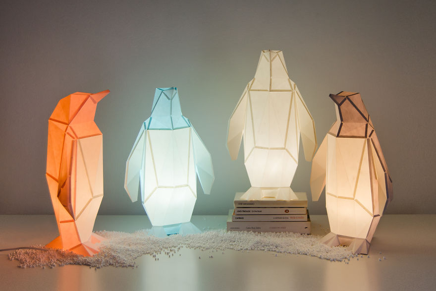 Origami-Inspired Animal Lamps That We Create From Paper Origami-Inspired Animal Lamps That We Create From Paper