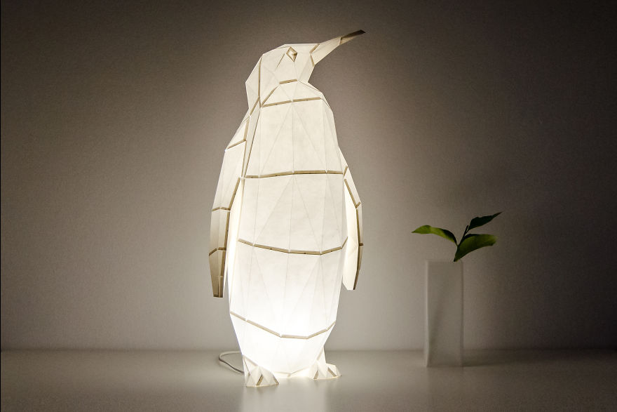 Origami-Inspired Animal Lamps That We Create From Paper Origami-Inspired Animal Lamps That We Create From Paper