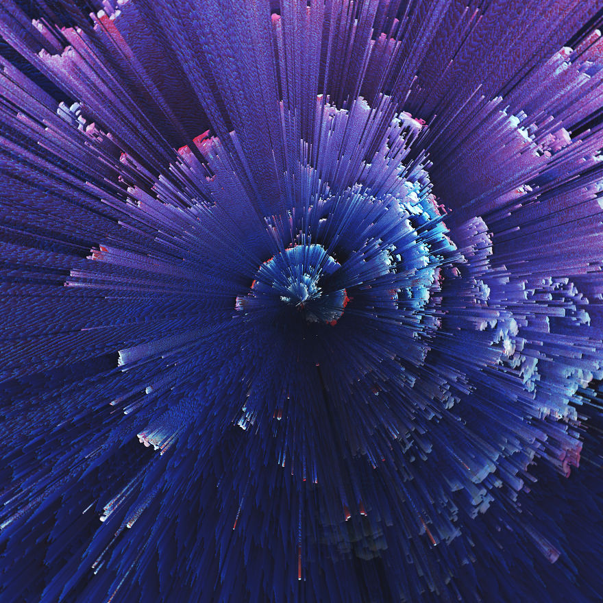 I Create Wonderful Universes Through Digital Distortion I Create Wonderful Universes Through Digital Distortion