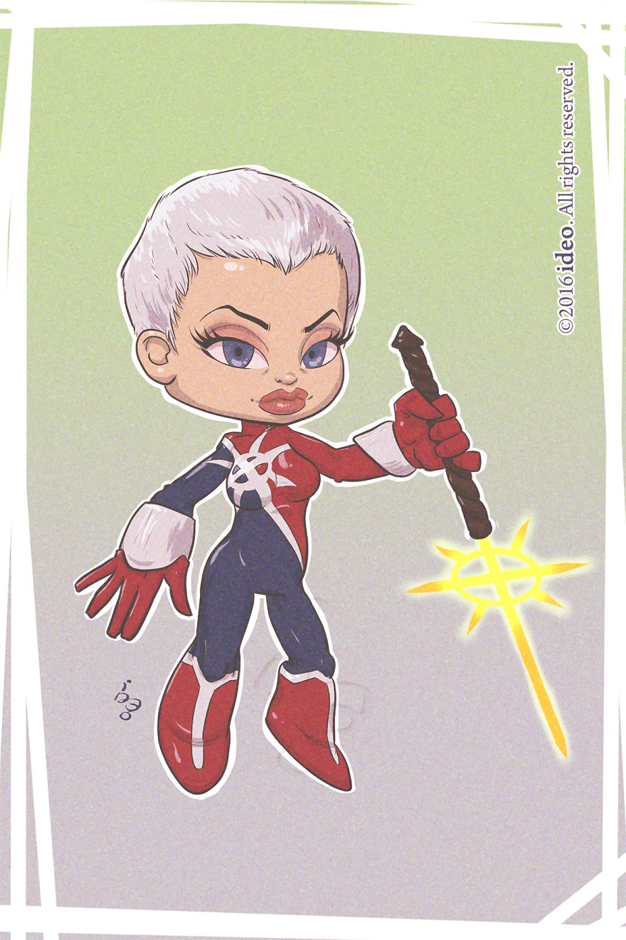 Chibi Phyla Vell (captain Marvel)
