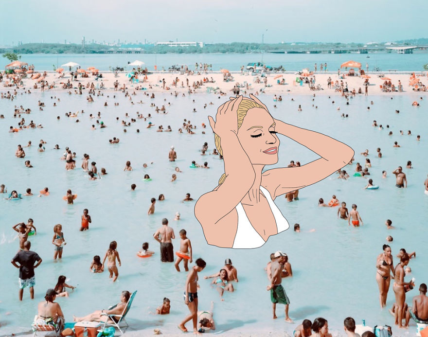 Polish Artist Uses Found Photographs To Create Funny Stories