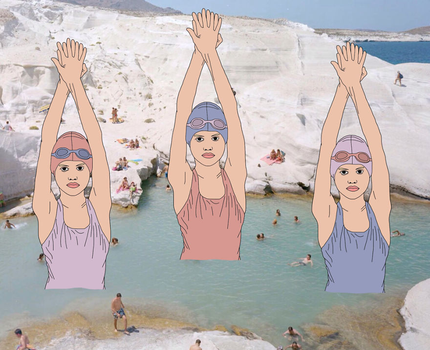 Polish Artist Uses Found Photographs To Create Funny Stories