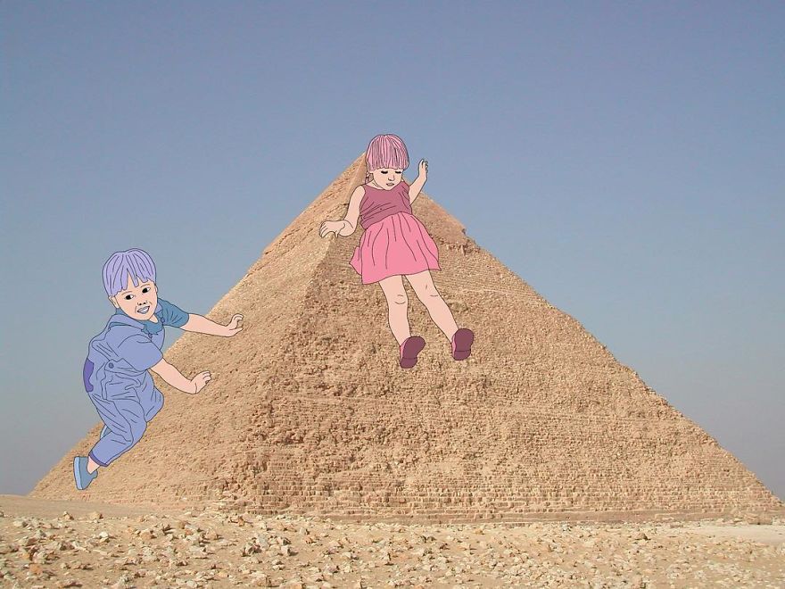 Polish Artist Uses Found Photographs To Create Funny Stories