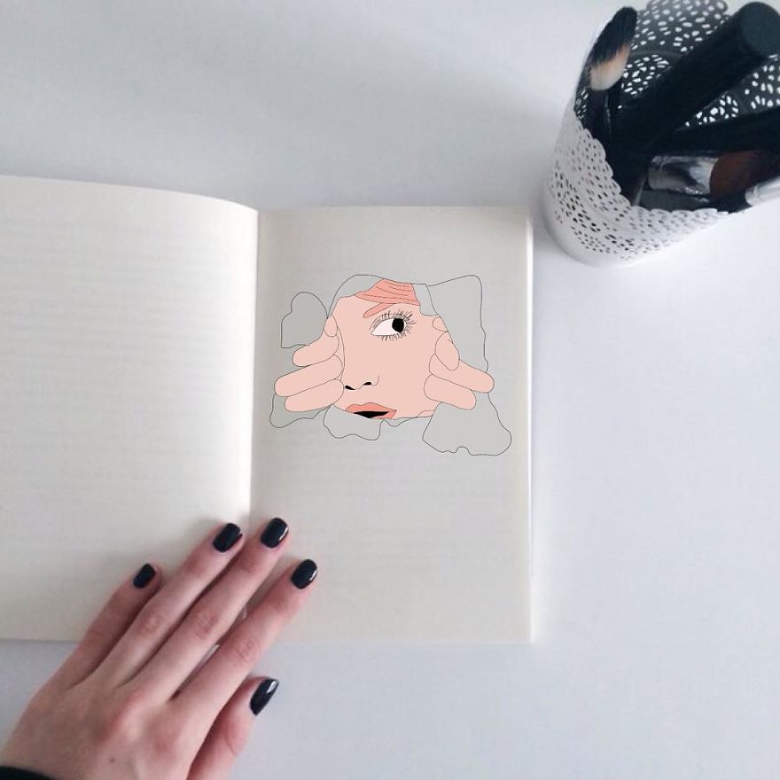 Polish Artist Uses Found Photographs To Create Funny Stories