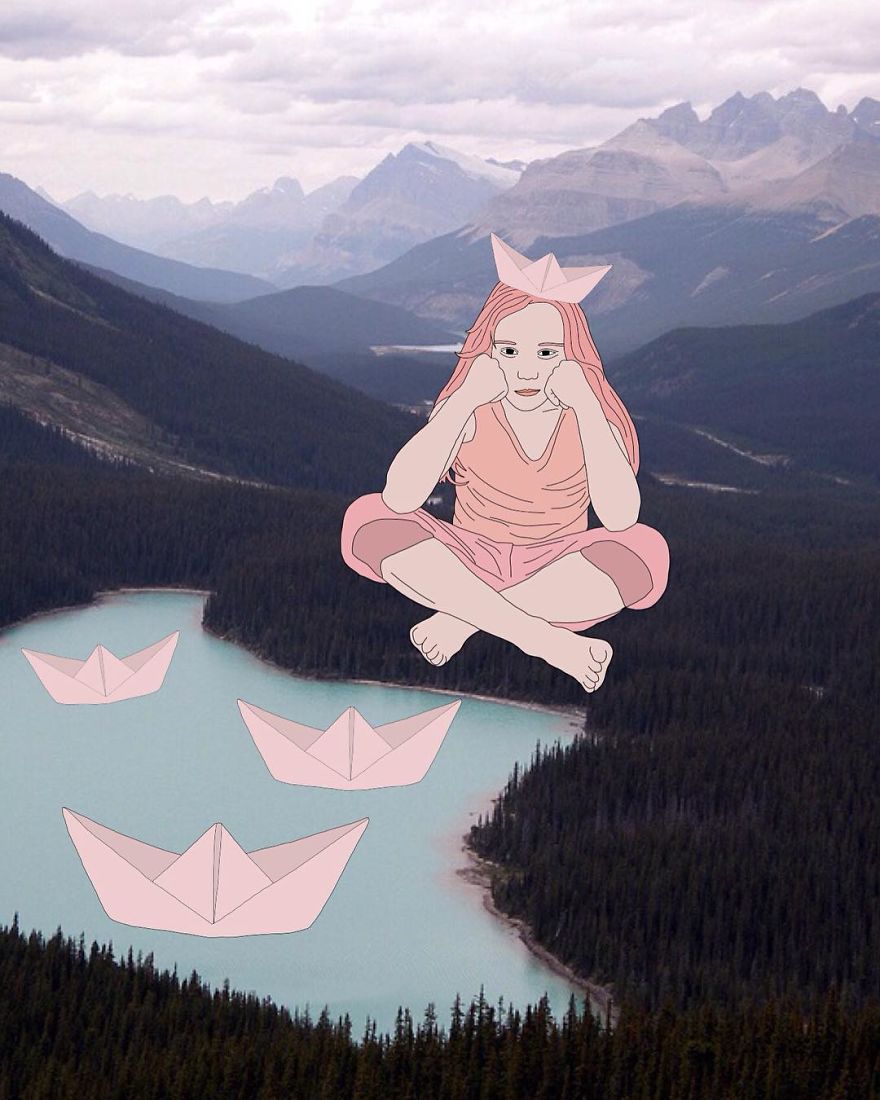 Polish Artist Uses Found Photographs To Create Funny Stories